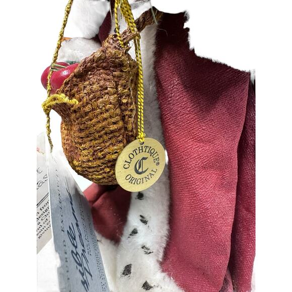 Vintage 1991 Possible Dreams 10" Clothtique Santa Claus 15007‎ Father Christmas - Picture 8 of 9